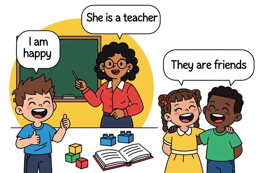 مثال افعال To Be